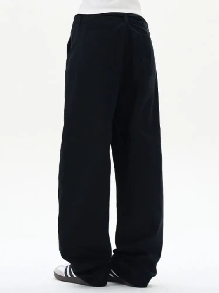 Men’s Full Size Washed Wide Leg Cargo Pants Plus