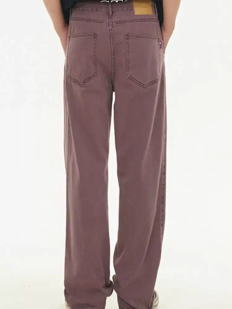 Men’s Full Size Washed Wide Leg Relaxed Fit Jeans Plus