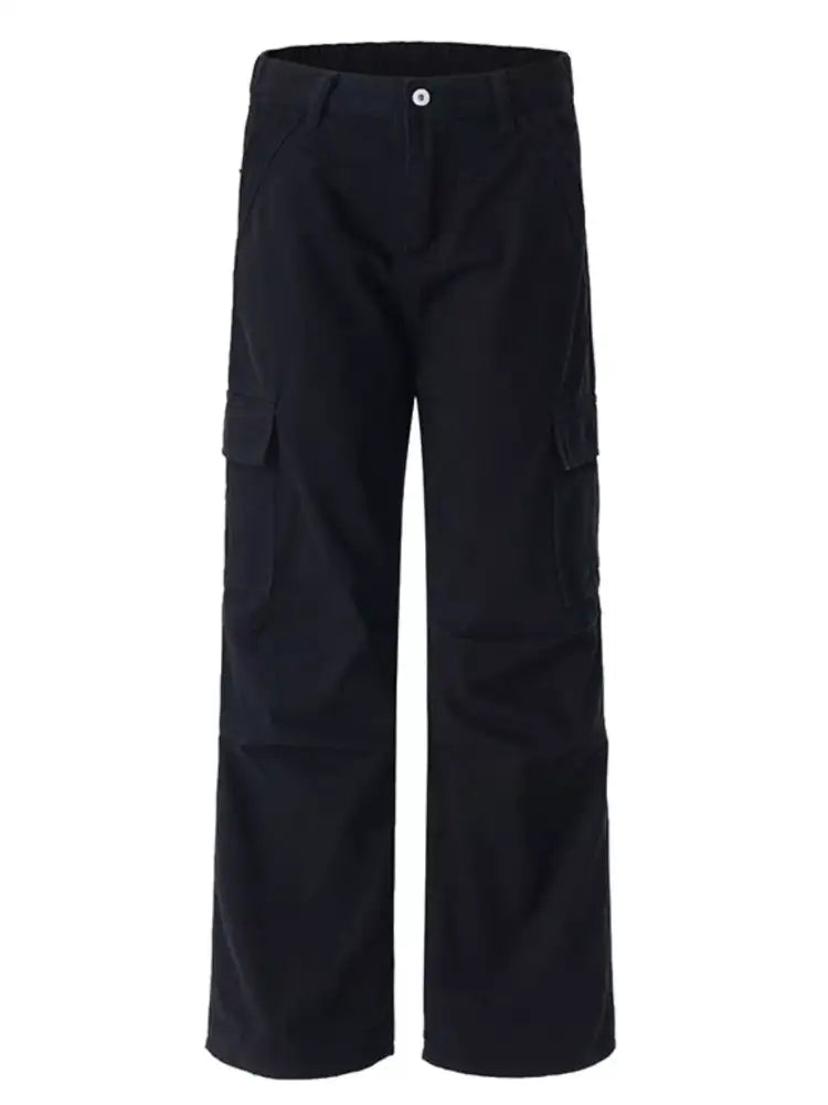 Men’s Full Size Wide Leg Cargo Pants Plus