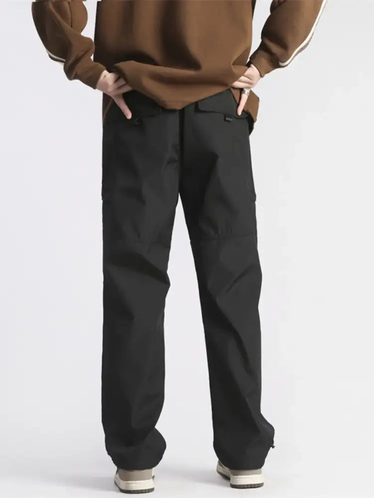 Men’s Full Size Wide Leg Cargo Pants Plus