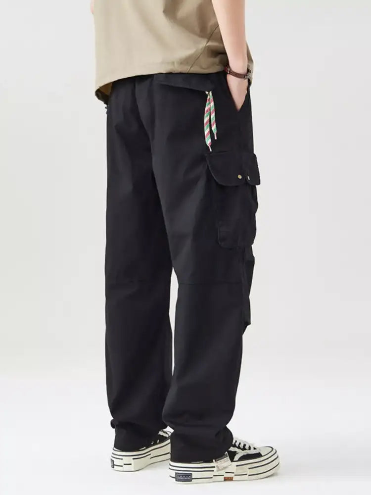 Men’s Full Size Wide Leg Cargo Pants Plus