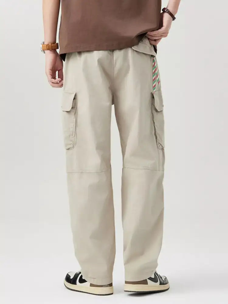 Men’s Full Size Wide Leg Cargo Pants Plus