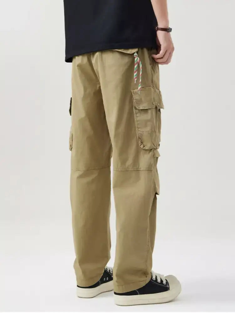 Men’s Full Size Wide Leg Cargo Pants Plus