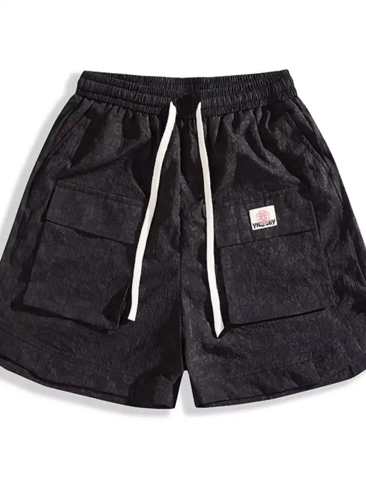 Men’s Full Size Wide Leg Cargo Shorts Plus