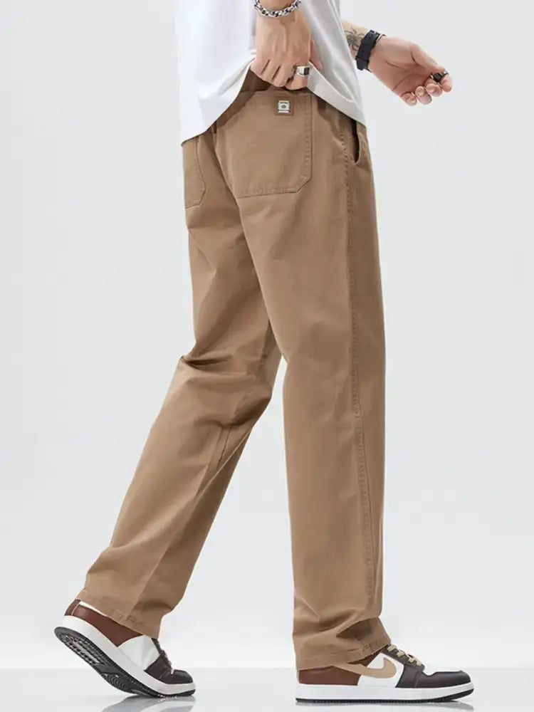 Men’s Full Size Wide Leg Casual Pants Plus
