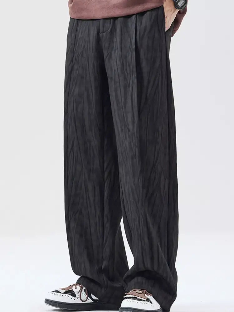 Men’s Full Size Wide Leg Casual Pants Plus