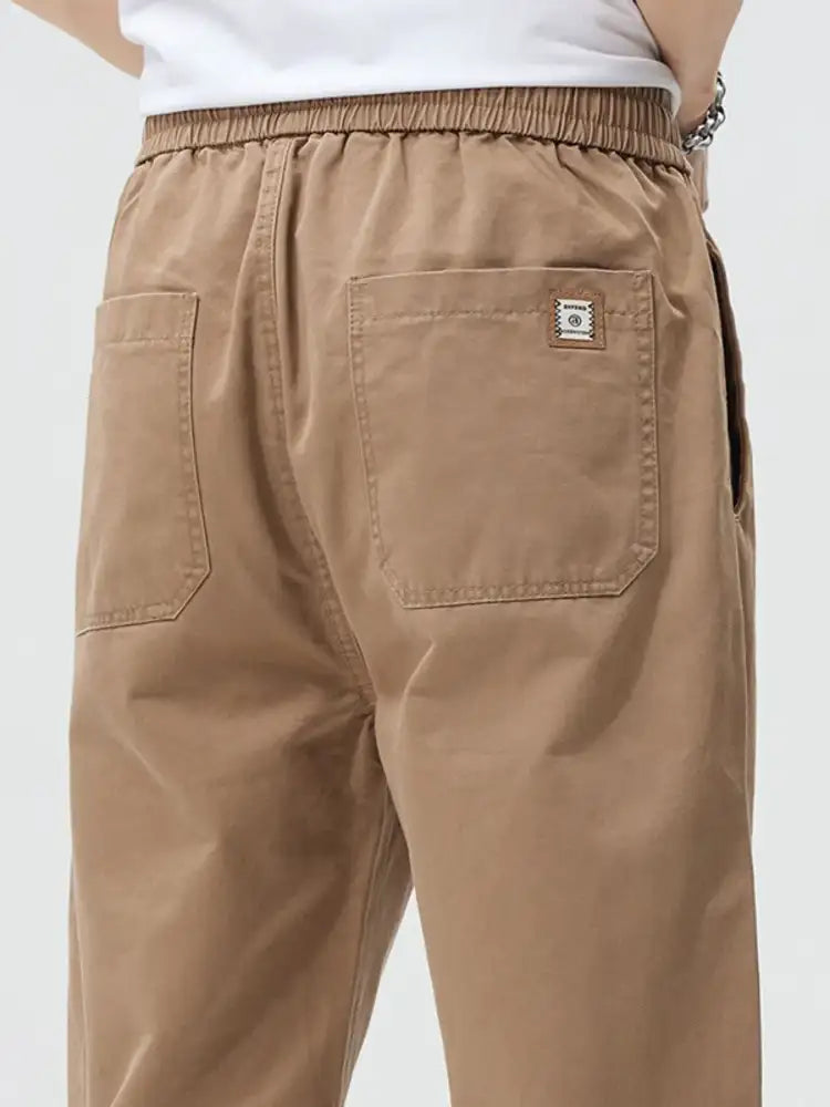 Men’s Full Size Wide Leg Casual Pants Plus