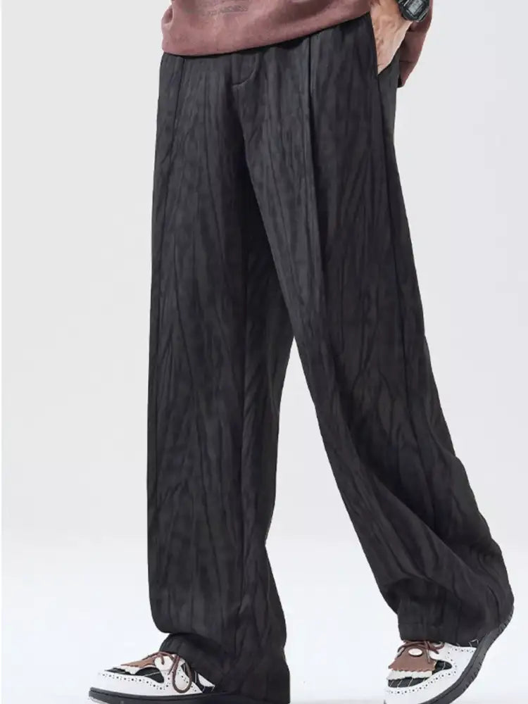 Men’s Full Size Wide Leg Casual Pants Plus