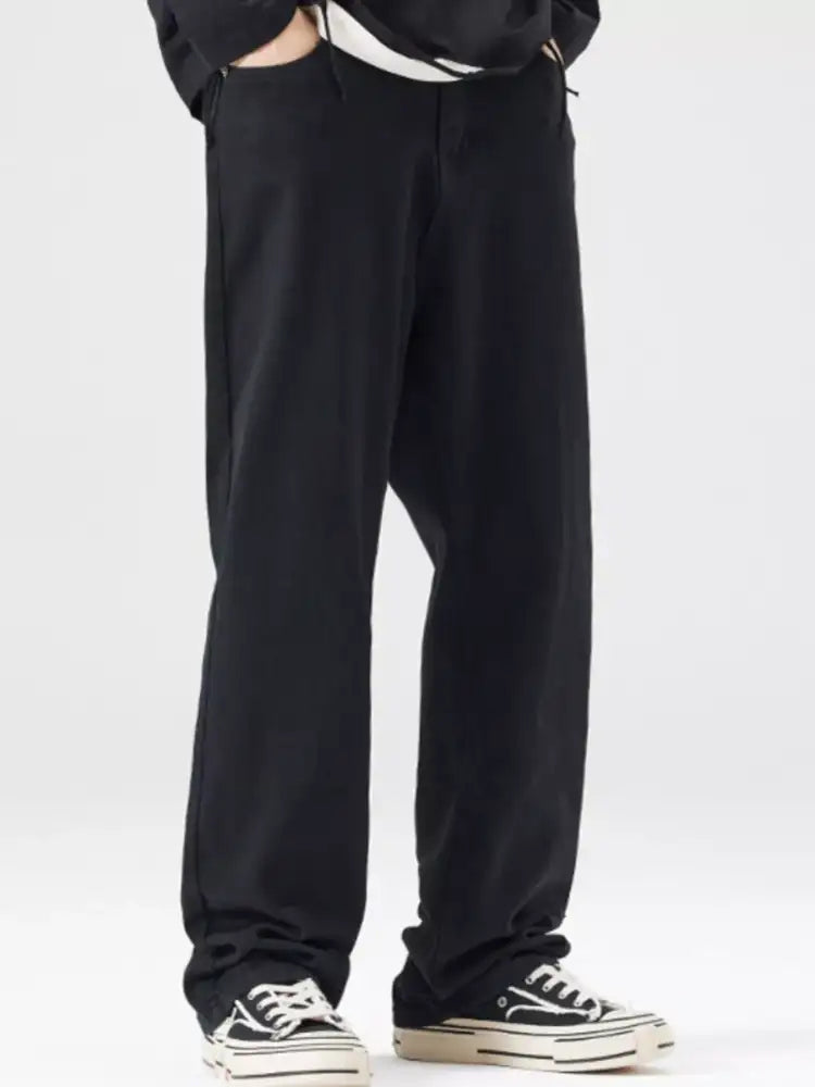 Men’s Full Size Wide Leg Jeans Plus