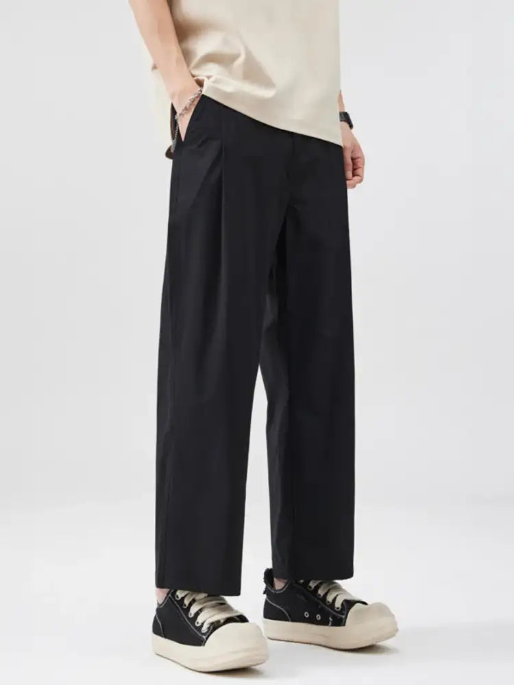 Men’s Full Size Wide Leg Pants Plus