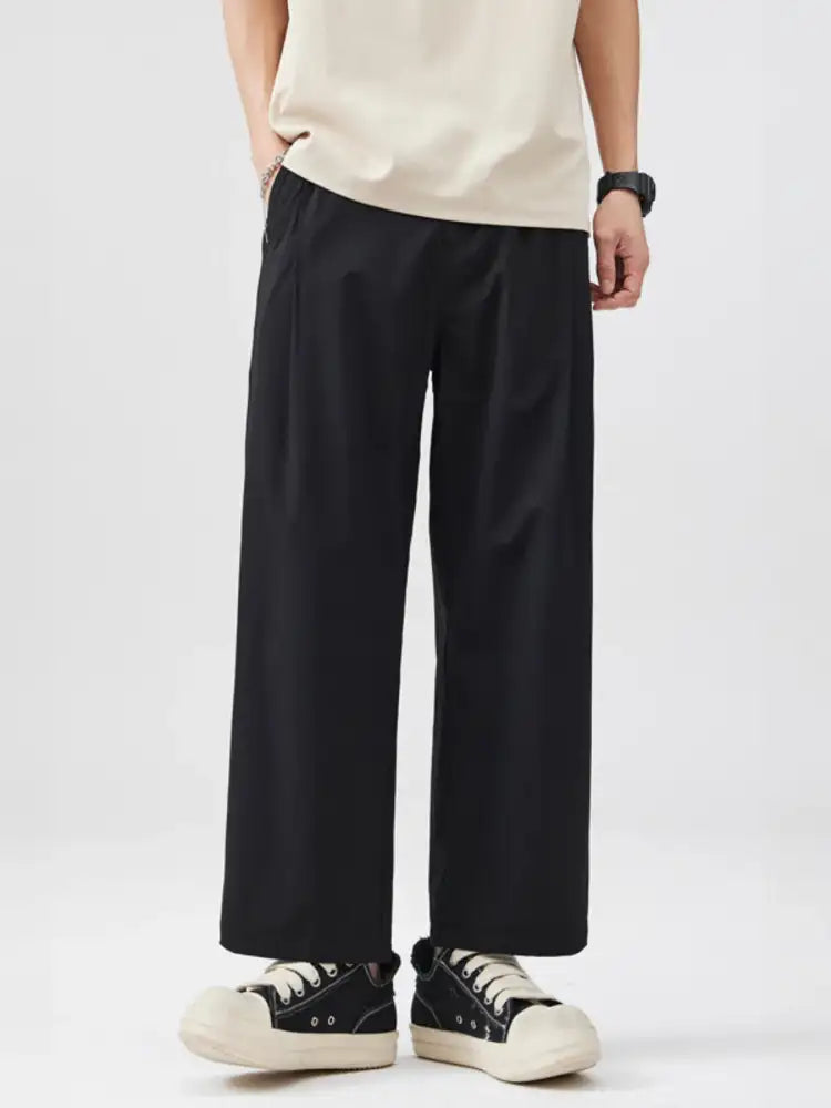 Men’s Full Size Wide Leg Pants Plus