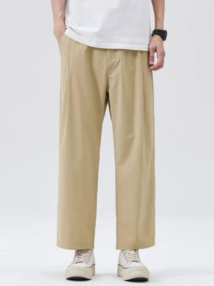 Men’s Full Size Wide Leg Pants Plus