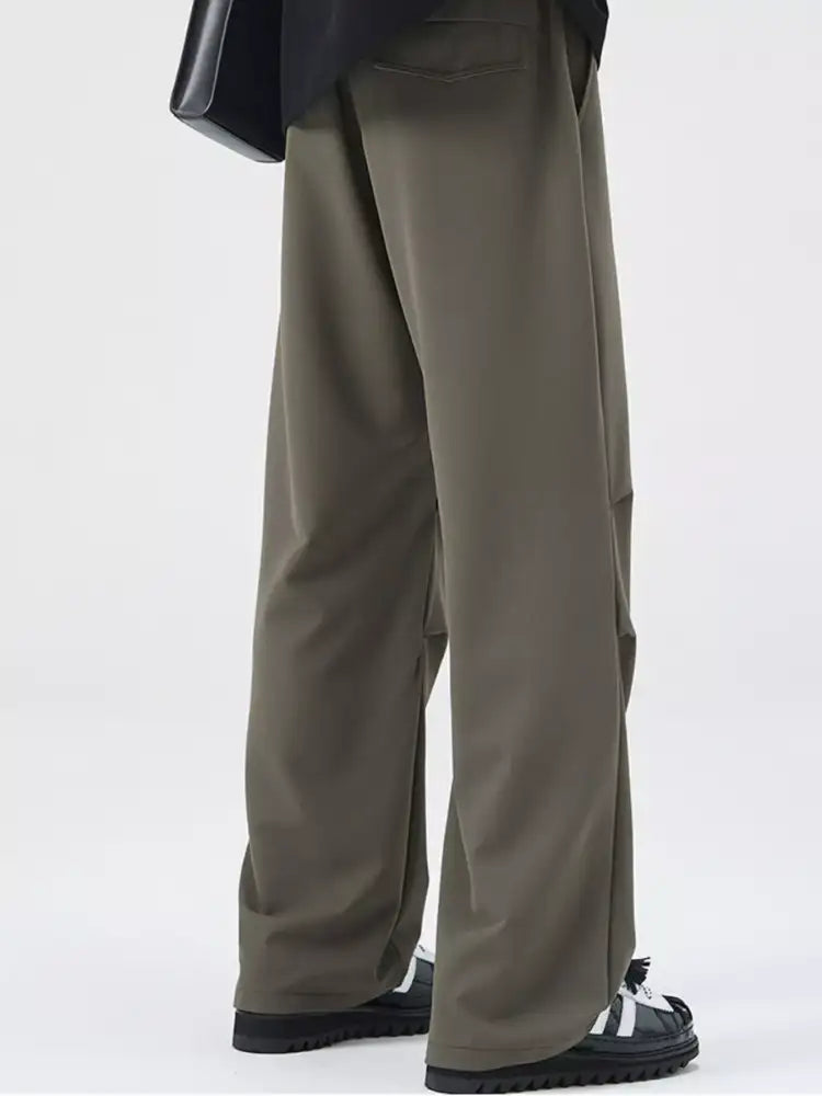 Men’s Full Size Wide Leg Relaxed Fit Pants Plus