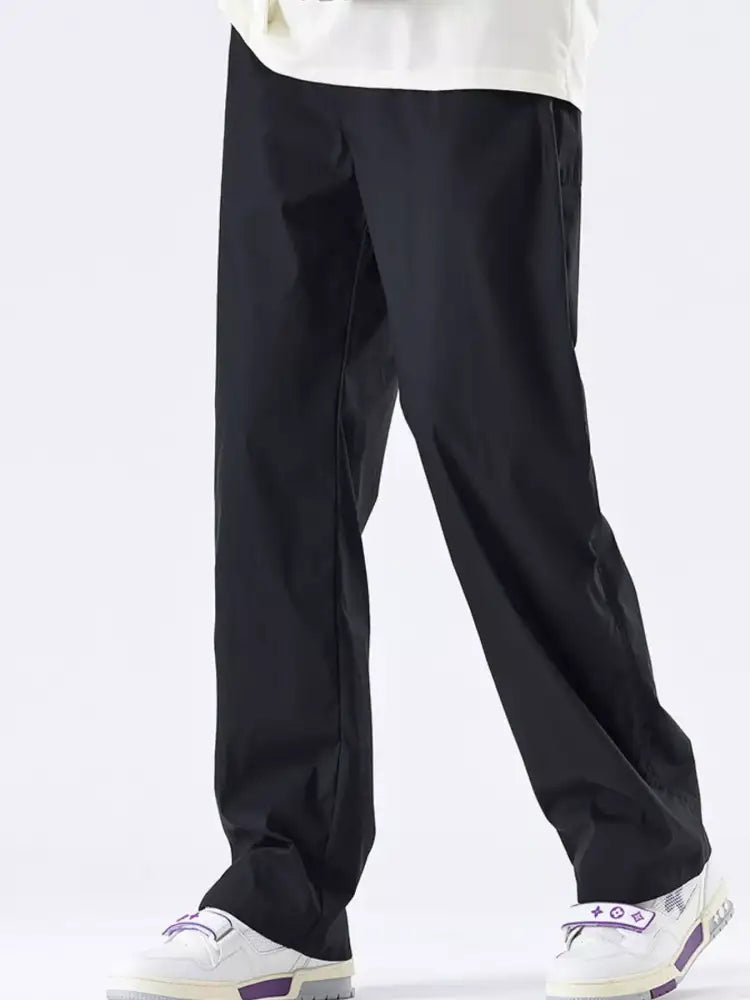 Men’s Full Size Wide-Leg Relaxed Fit Pants Plus