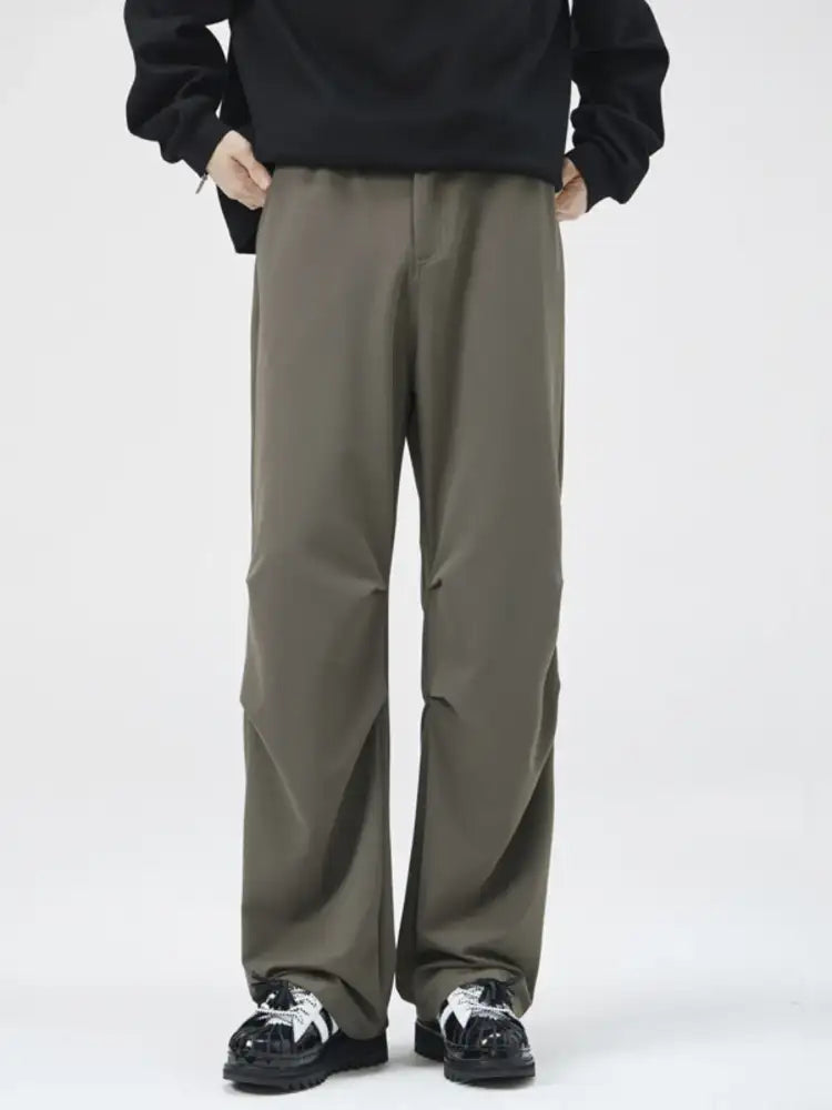 Men’s Full Size Wide Leg Relaxed Fit Pants Plus