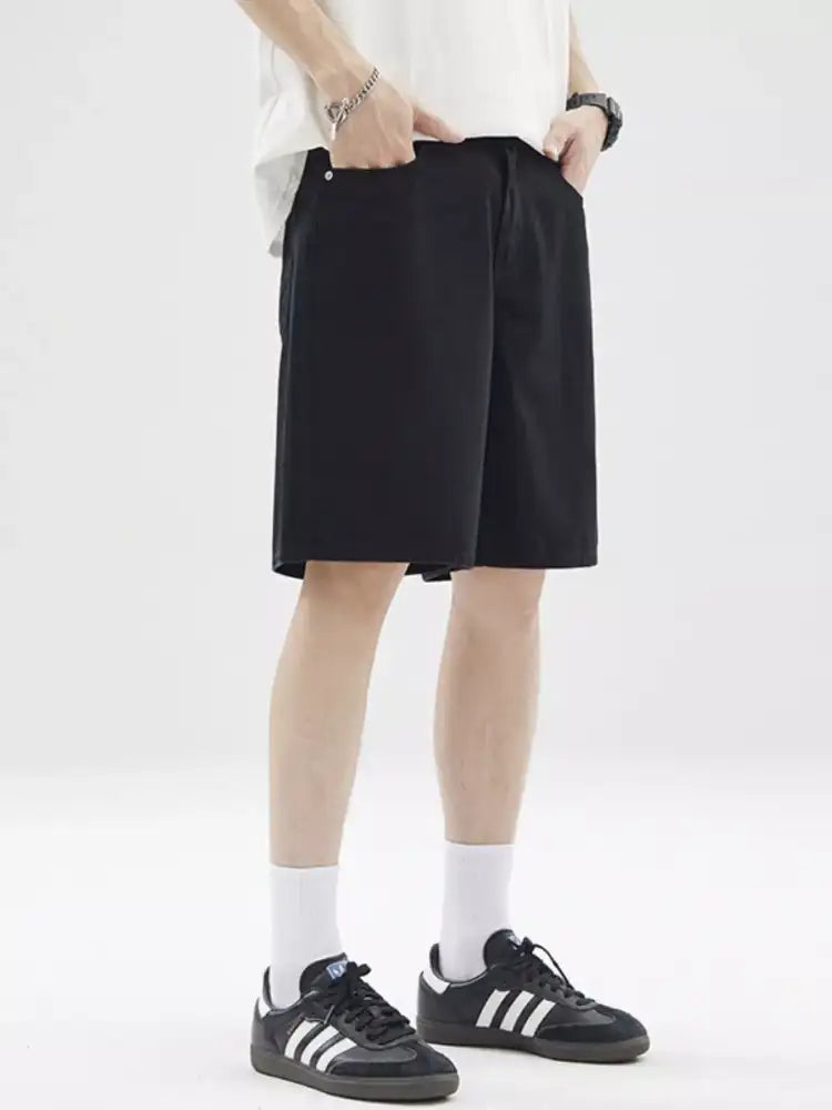 Men’s Full Size Wide-Leg Shorts Plus