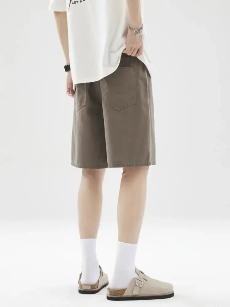 Men’s Full Size Wide-Leg Shorts Plus