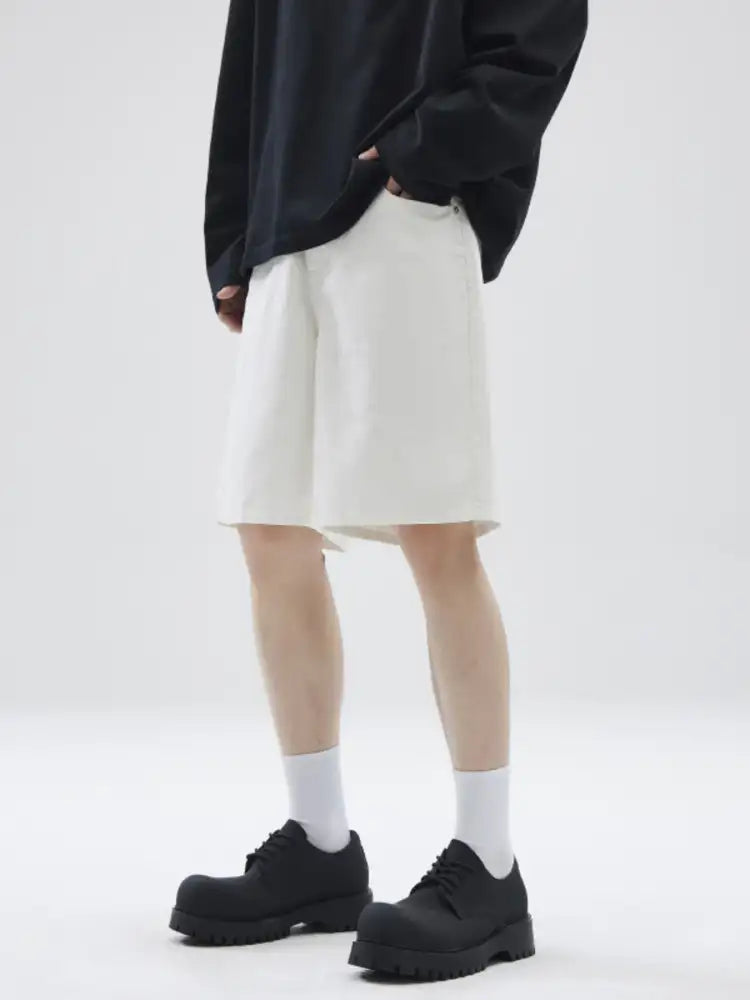 Men’s Full Size Wide-Leg Shorts Plus