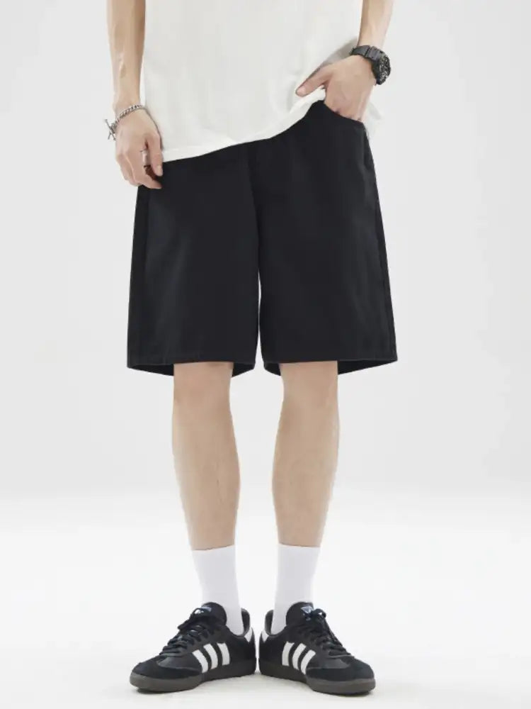 Men’s Full Size Wide-Leg Shorts Plus