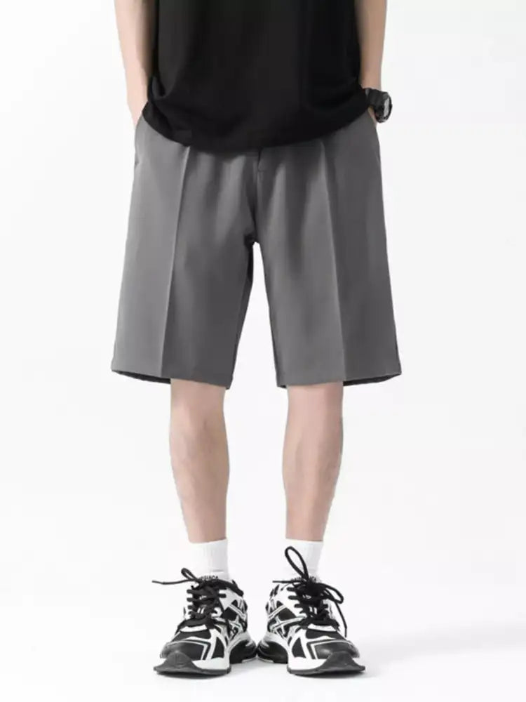Men’s Full Size Wide-Leg Shorts Plus
