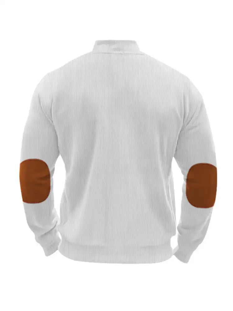 Men’s Full Size Zip Up Long Sleeve Jacket Plus