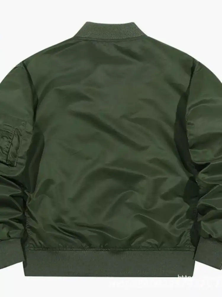 Men’s Full Size Zip Up Long Sleeve Jacket Plus