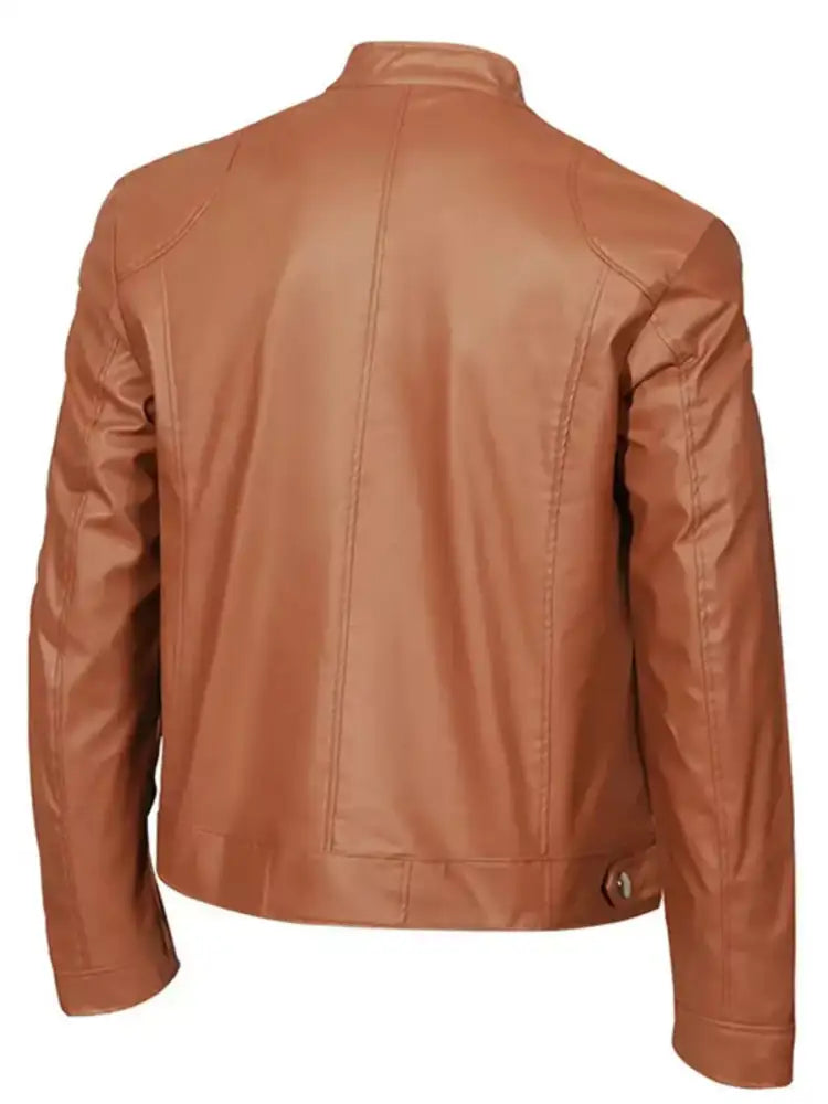 Men’s Full Size Zip Up Long Sleeve Jacket Plus