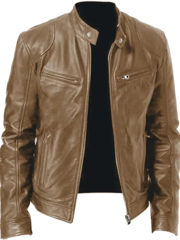 Men’s Full Size Zip Up Long Sleeve Jacket Plus