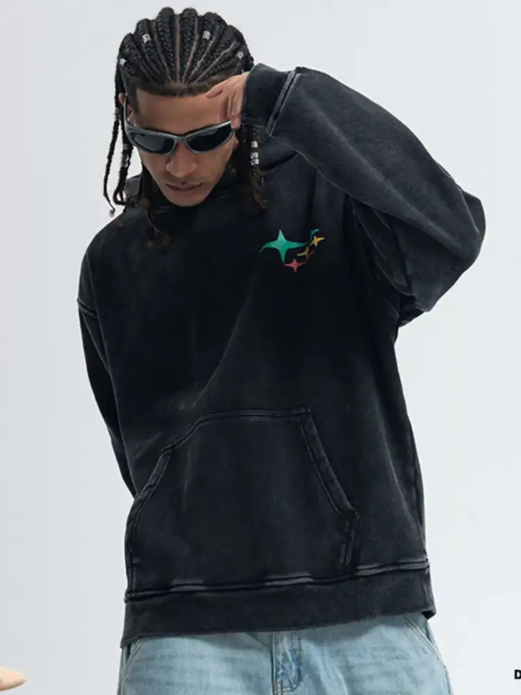 Men’s Graphic Back Long Sleeve Hoodie