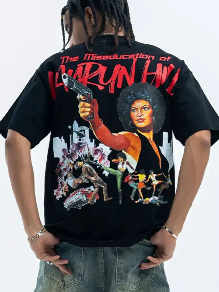 Men’s Graphic Round Neck Half Sleeve T-Shirt