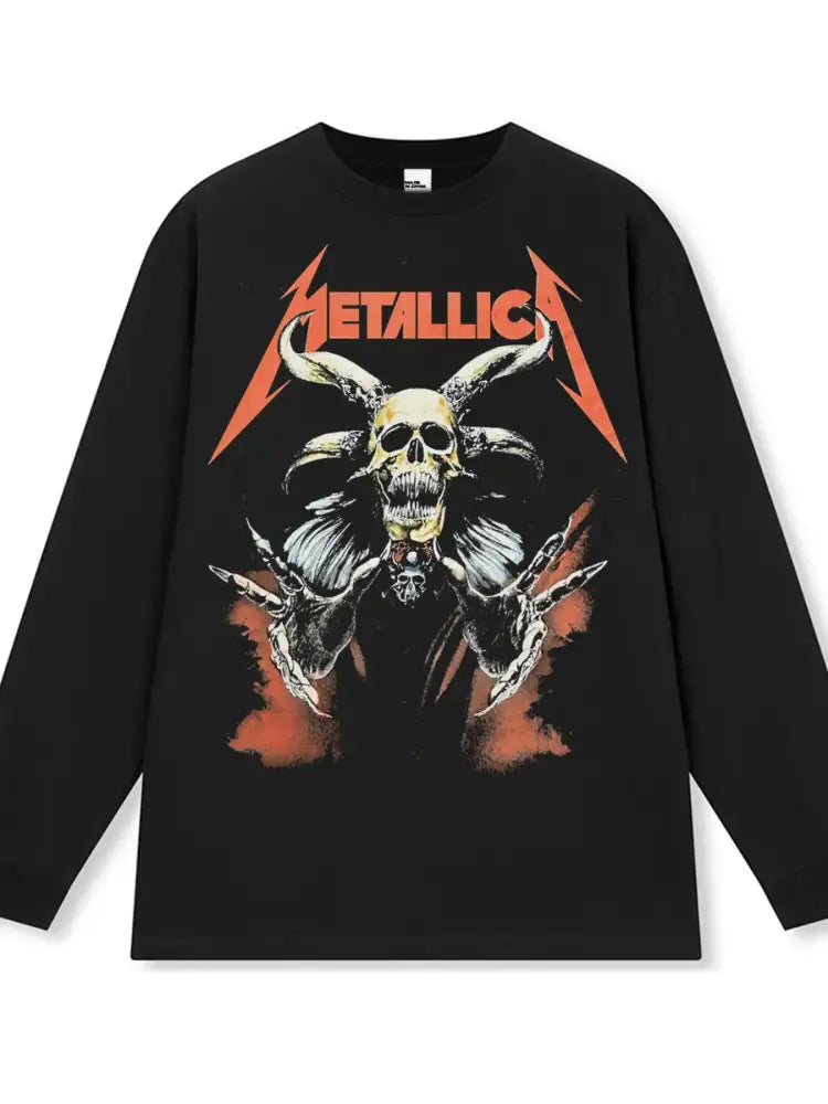 Men’s Graphic Round Neck Long Sleeve T-Shirt