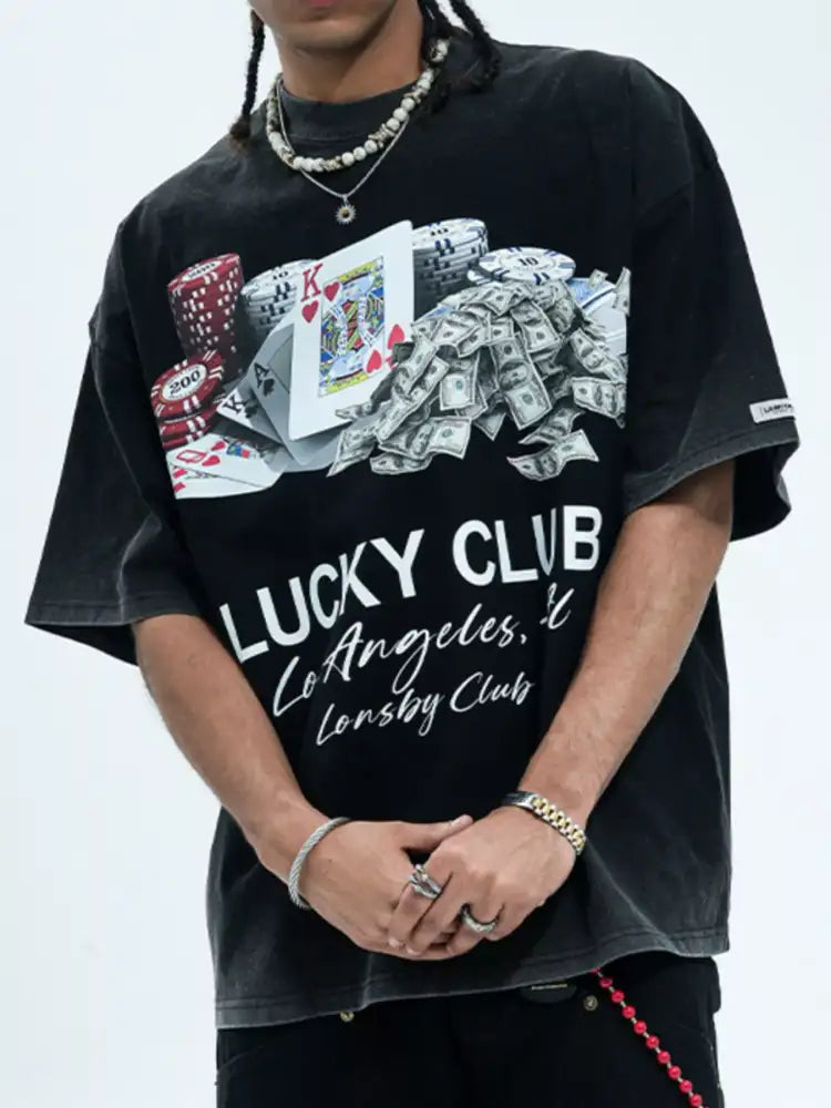 Men’s Graphic Round Neck Short Sleeve T-Shirt