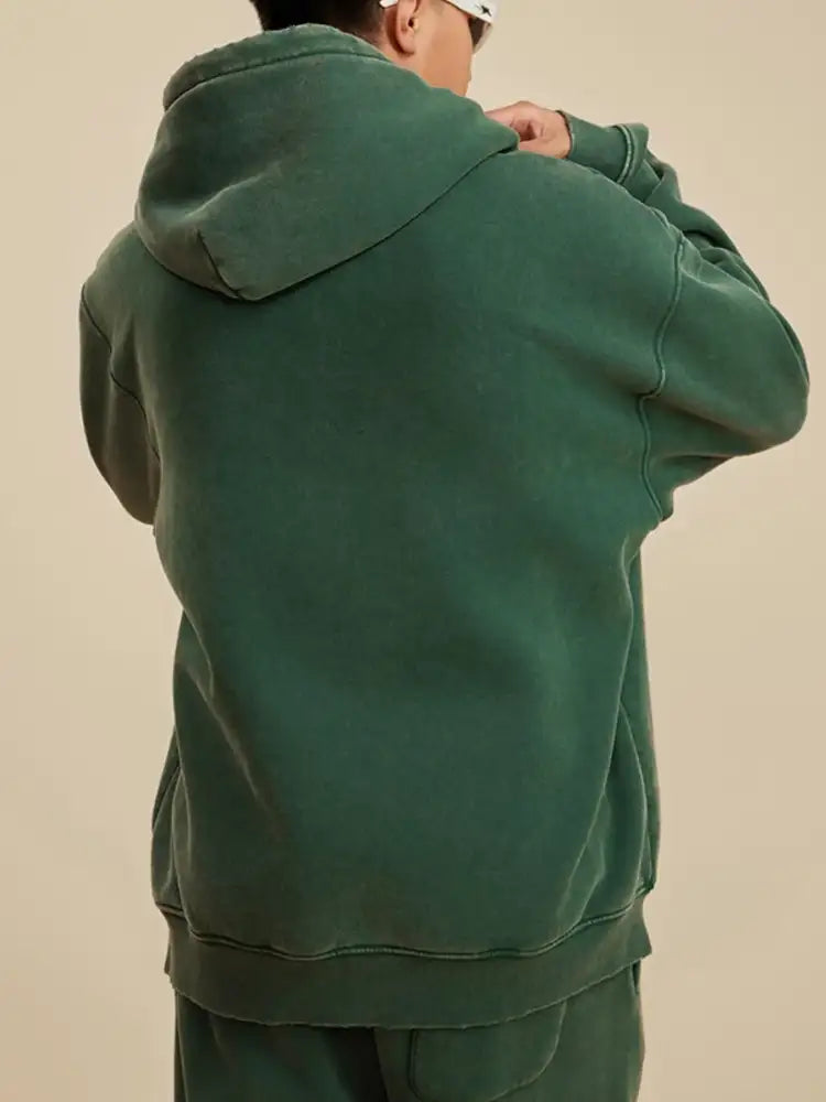 Men’s Kangaroo Pocket Dropped Shoulder Hoodie