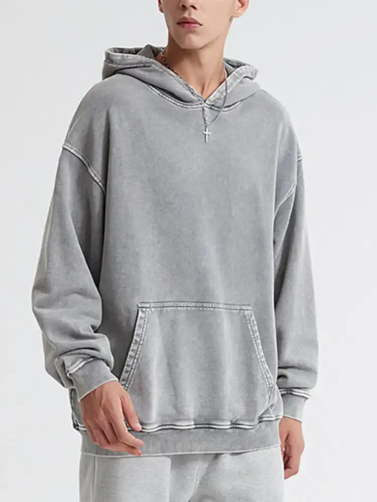 Men’s Kangaroo Pocket Long Sleeve Hoodie