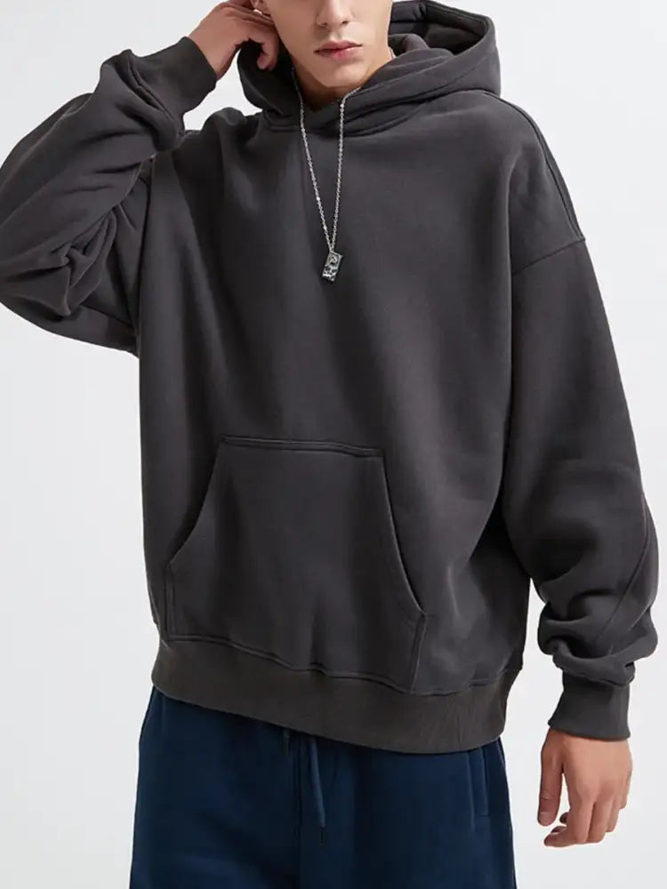 Men’s Kangaroo Pocket Long Sleeve Hoodie