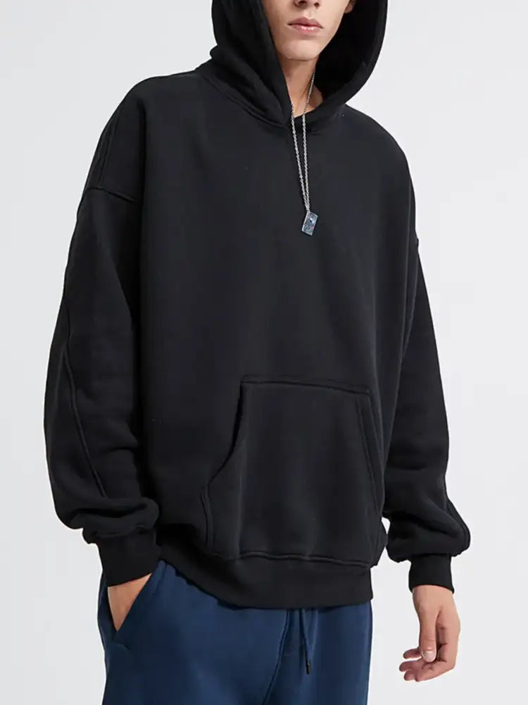 Men’s Kangaroo Pocket Long Sleeve Hoodie