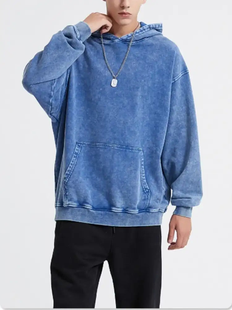 Men’s Kangaroo Pocket Long Sleeve Hoodie