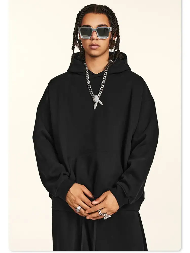 Men’s Kangaroo Pocket Long Sleeve Hoodie