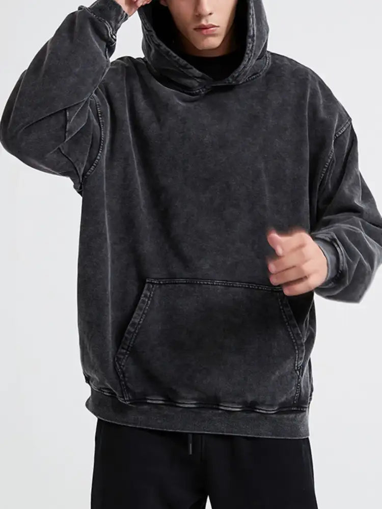 Men’s Kangaroo Pocket Long Sleeve Hoodie