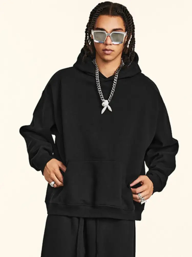 Men’s Kangaroo Pocket Long Sleeve Hoodie