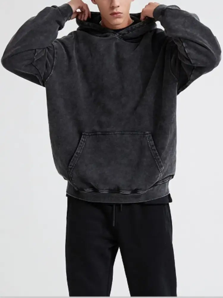 Men’s Kangaroo Pocket Long Sleeve Hoodie