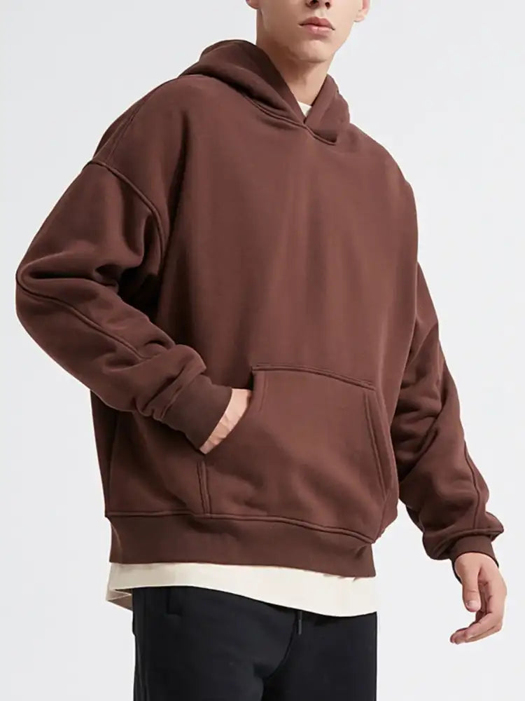 Men’s Kangaroo Pocket Long Sleeve Hoodie