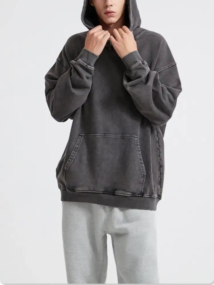 Men’s Kangaroo Pocket Long Sleeve Hoodie