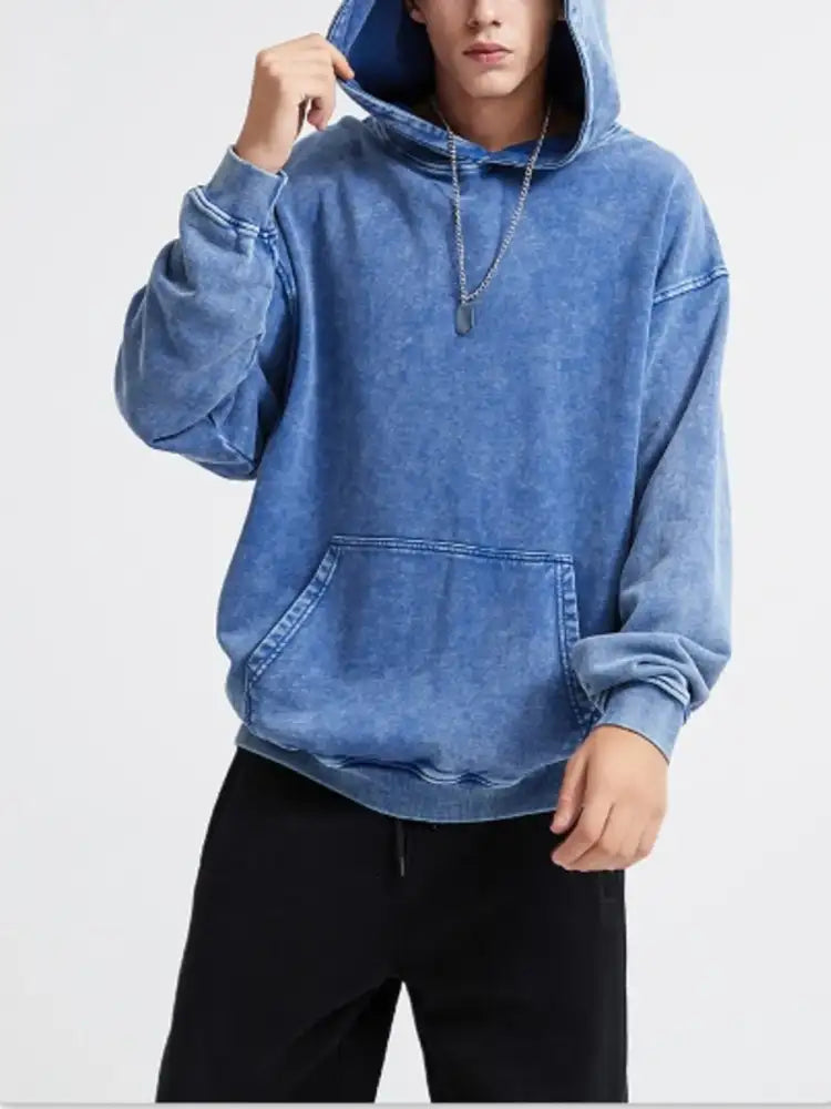 Men’s Kangaroo Pocket Long Sleeve Hoodie