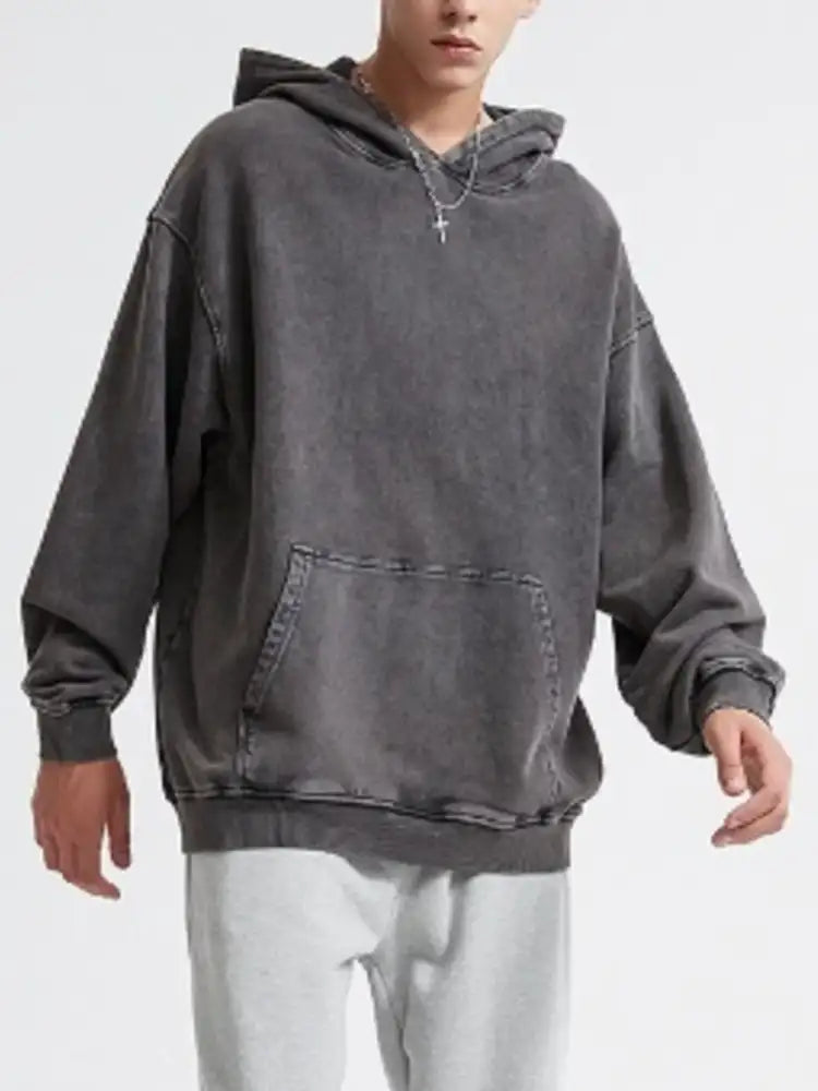 Men’s Kangaroo Pocket Long Sleeve Hoodie