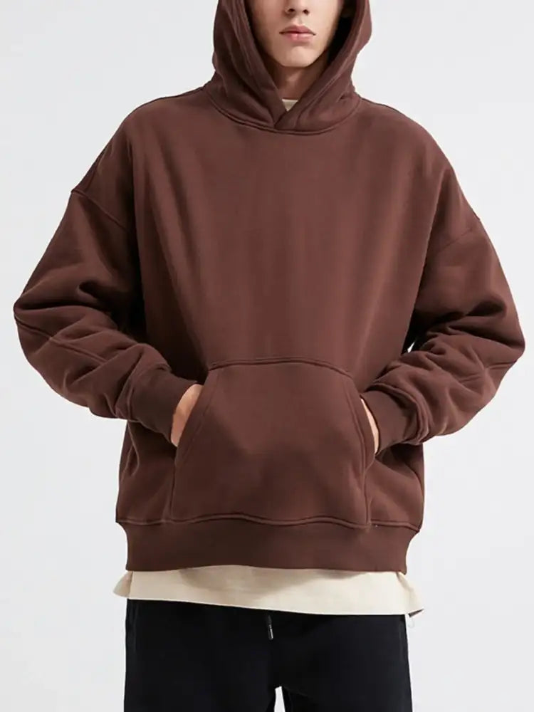 Men’s Kangaroo Pocket Long Sleeve Hoodie