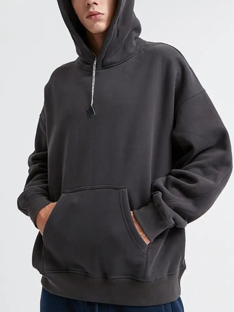 Men’s Kangaroo Pocket Long Sleeve Hoodie