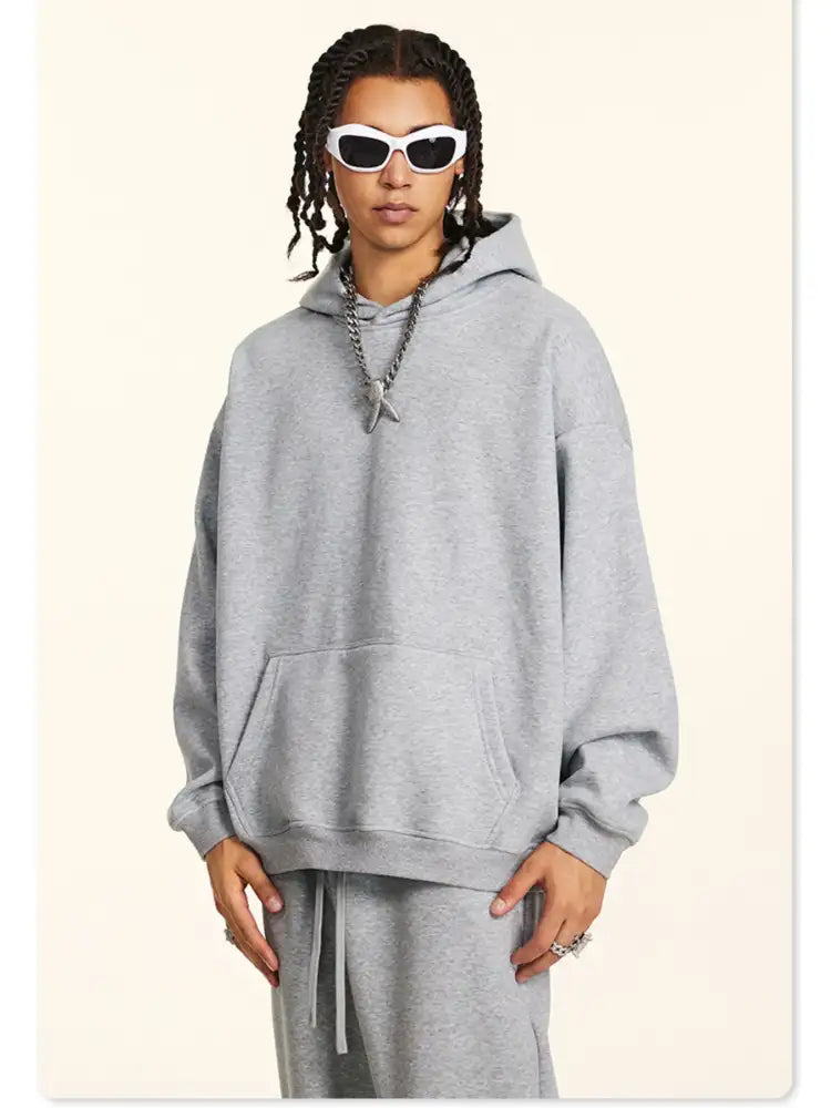 Men’s Kangaroo Pocket Long Sleeve Hoodie