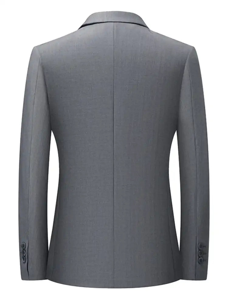 Men’s Lapel Collar Long Sleeve Blazer