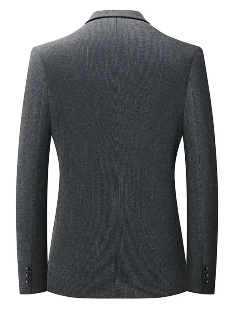 Men’s Lapel Collar Long Sleeve Blazer